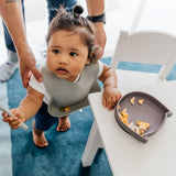 Silicone Baby Bib | Sage