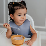 Silicone Baby Bib | Purple
