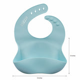 Silicone Bib | Teal | Buy 100% Silicones and Mealtime for Babies from bünky
