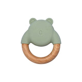 Bear Teether || Juju | Buy Silicone + Wood Teethers and Teethers + Clips for Babies from bünky