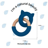 Cat Teether || Kole | Buy Silicone + Wood Teethers and Teethers + Clips for Babies from bünky