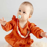 Pacifier Clip || Maddie | Buy Silicone + Woods and Teethers + Clips for Babies from bünky