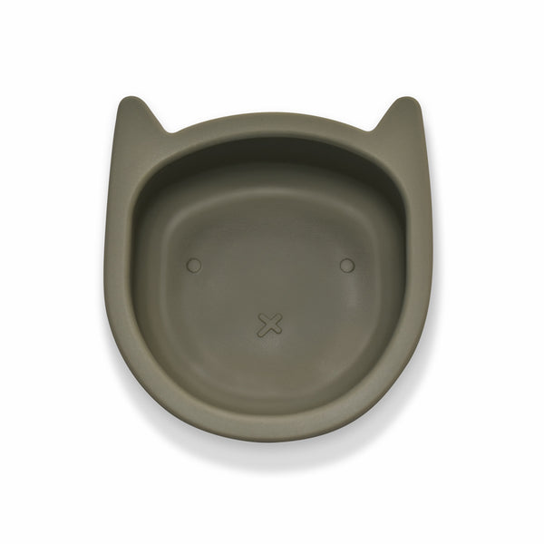 Silicone Bowl - Cat | Buy 100% Silicones and Mealtime for Babies from bünky