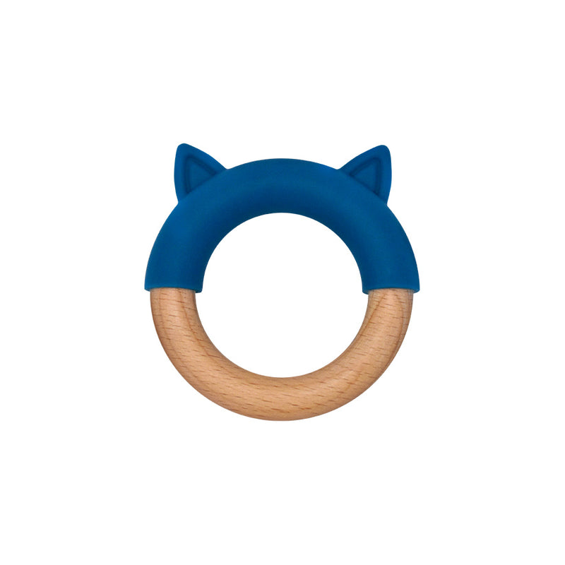 Cat Teether || Dane | Buy Silicone + Wood Teethers and Teethers + Clips for Babies from bünky