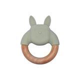 Bunny Teether || Elio | Buy Silicone + Wood Teethers and Teethers + Clips for Babies from bünky