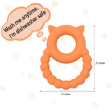 Cat Teether || Mateo | Buy Silicone Teethers and Teethers + Clips for Babies from bünky