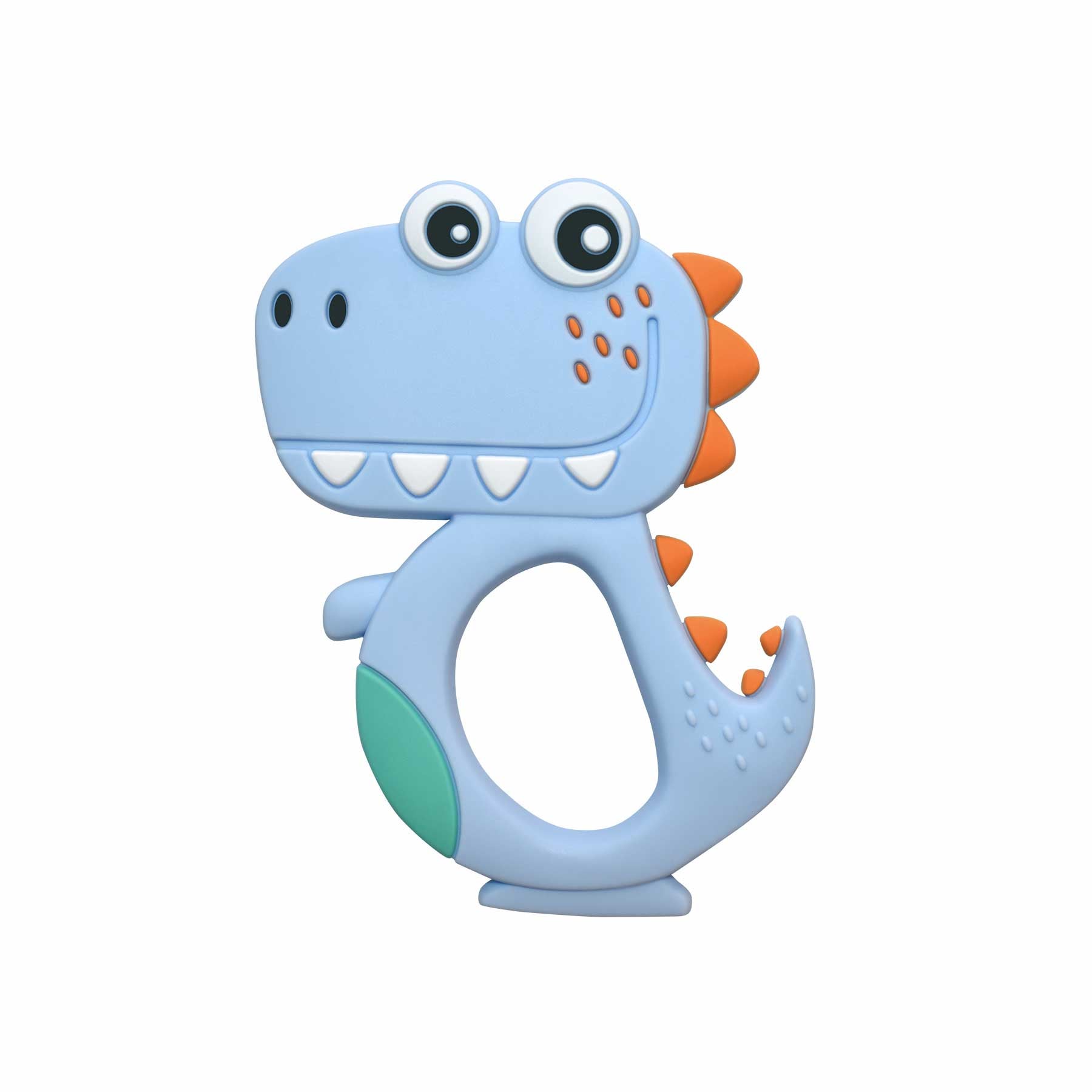 Dinosaur Teether | Food-Grade Silicone Teether | Modern + Cute Design ...