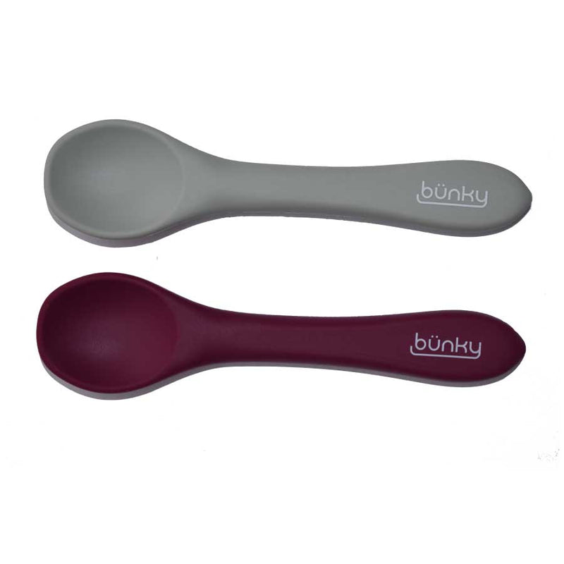 Silicone Spoon 2-Pack Sage & Beet – bünky